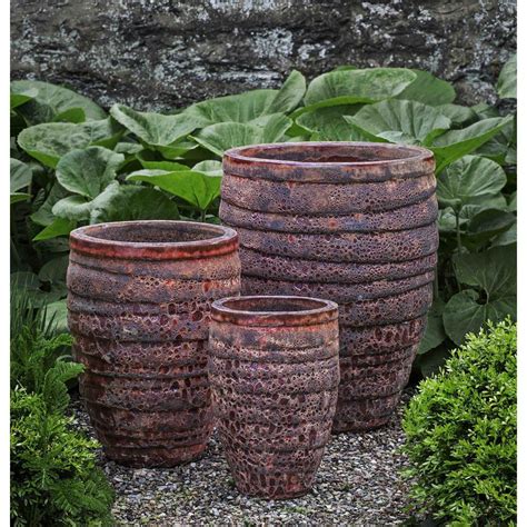 large ceramic guaracha planter red pots kinsey garden decor large outdoor planters planters