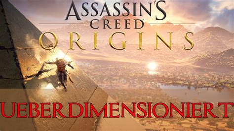 Assassins Creed Origins Überdimensioniert Overdesign Trophy