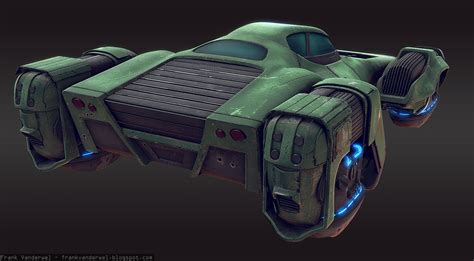 Sci Fi Hover Car Frank Vanderwel Hover Car Futuristic Cars