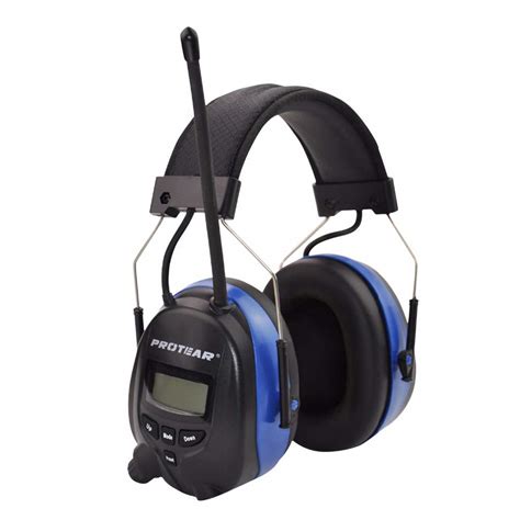 Buy Rechargeable Ear Defenders With Bluetooth FM AM Digital Radio And