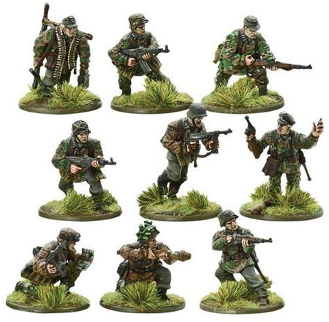 Bolt Action Wwii Wargame Axis Waffen Ss Miniatures Warlord Games Toywiz