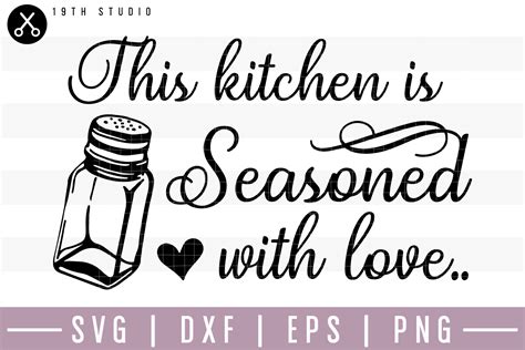 This Kitchen Is Seasoned With Love Svg M22f17