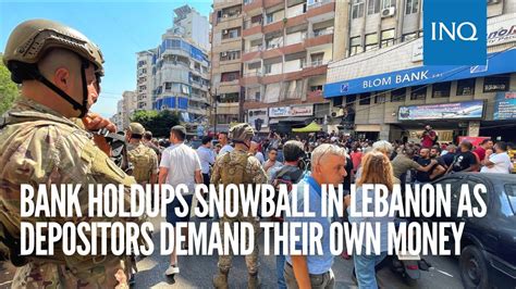 Bank Holdups Snowball In Lebanon As Depositors Demand Their Own Money