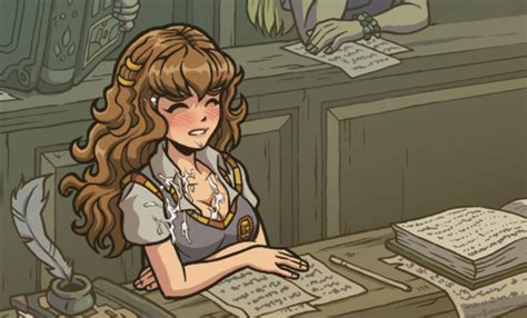 Hermione Granger All Messy During Class Scrolller