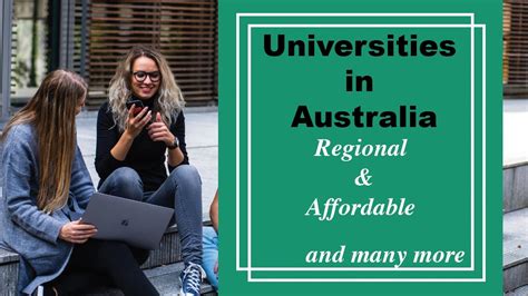 Universities In Australia Affordable And Regional Universities Youtube