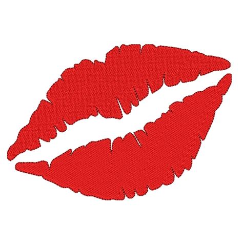 Lips Embroidery Design Machine Embroidery Instant Digital Etsy