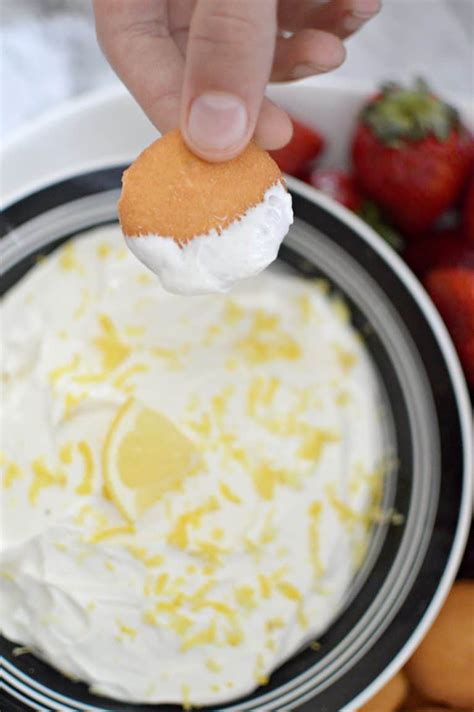 Easy Lemon Cheesecake Dip Stylish Cravings Recipes
