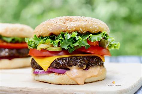 Veganer Burger Bester Grillbarer Veganer Burger Aller Zeiten