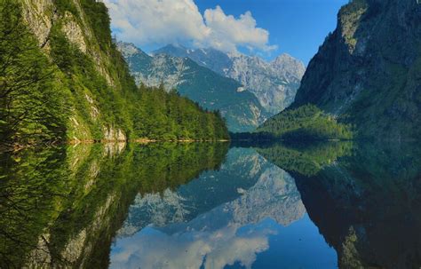 Obersee Berchtesgaden Foto And Bild Natur Landschaft Berge Bilder Auf