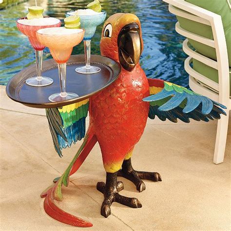 Petey The Parrot Butler Frontgate Margaritaville Decor Parrot