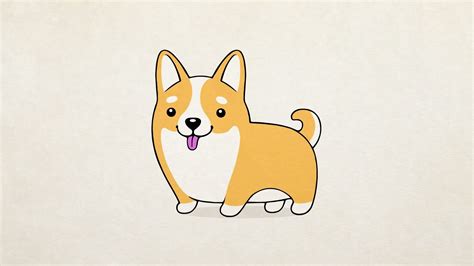 How To Draw A Cute Dog Dessin Chien Facile Dessins Mignons