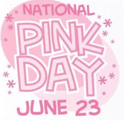 Its National Pink Day