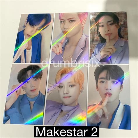Jual Ready Official Pc Benefit Online Fansign Makestar Wei Identity Action Hologram