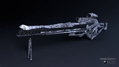 Futuristic Sniper Rifle By Pallacium On Deviantart