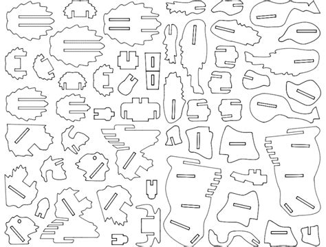 Buffalo 3d Puzzle Dxf File Free Download