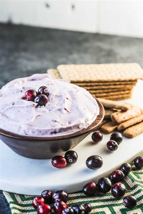 Easy Cranberry Cream Cheese Dip Recipe By Blackberry Babe