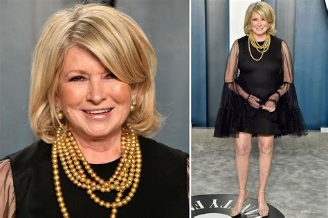 Martha Stewart 78 Says She Got ‘attention For Sexy Black Minidress