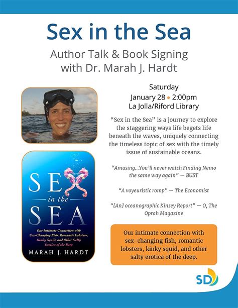 Marah J Hardt Sex In The Sea Saturday January 28 2017 2 Pm To