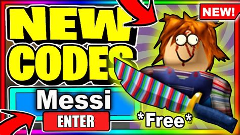 The codes are released to celebrate achieving certain game milestones, or simply releasing them after a game update. ALL NEW *SECRET* CODES! ☠️CHUCKY UPDATE☠️ Roblox Survive ...