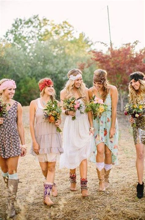 50 Chic Bohemian Bridesmaid Dresses Ideas Page 2 Of 2 Deer Pearl