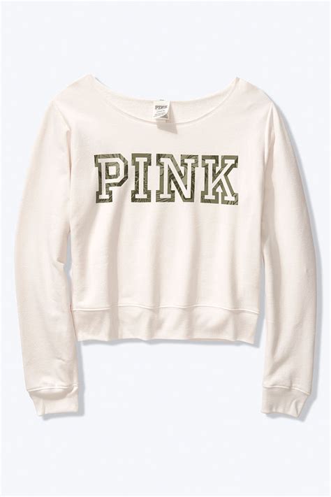 Buy Victorias Secret Pink Everyday Lounge Open Neck Crew From The Next