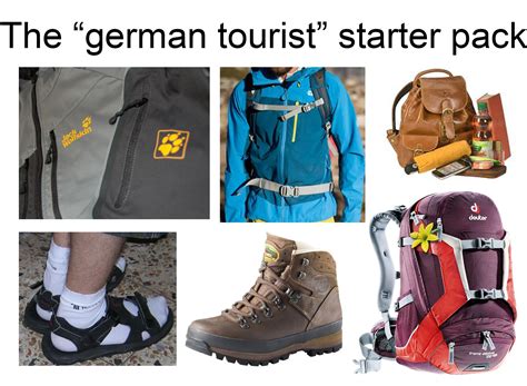 The German Tourist Starter Pack Rstarterpacks