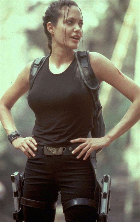 Angelina Jolie As Lara Croft Lara Croft Angelina Jolie Tomb Raider