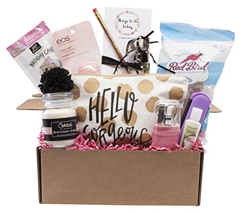 Gift sets for her birthday. Complete Birthday Gift Basket Box for Her-Women, Mom, Aunt ...