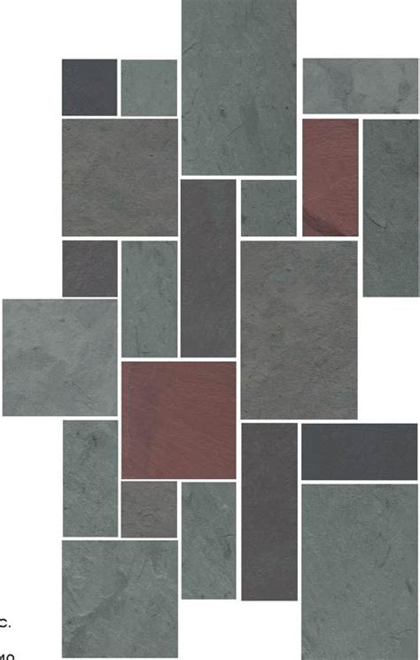 Random Ashlar Pattern 9covers 15sq Ft Available In Mingled Shades As