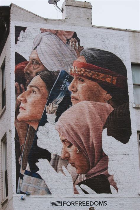 Giant Mural Going Up In Long Island City Symbolizing Queens Diversity