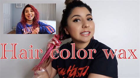 Mofajang Hair Color Wax On Natural Hair Youtube