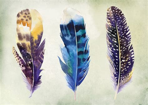 Feather Wall Art Feather Print Printable Artwork Cubicle Etsy