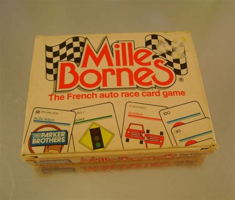 Vintage Mille Bornes French Auto Race Card Game From By Noobootoo