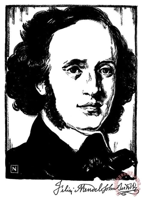 Others Felix Mendelssohn Painting Felix Mendelssohn Print For Sale