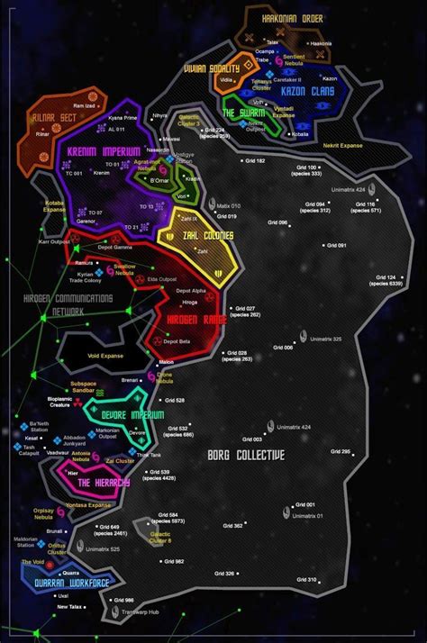 Star Trek Map Of The Alpha Quadrant Long Dark Ravine Map