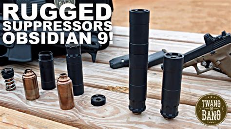 Rugged Suppressors Obsidian 9 Modular 9mm Silencer Youtube