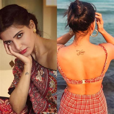 Lets Talk About Samantha Akkinenis Tattoo The Secret Of The Actress