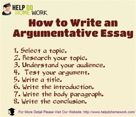 Steps To Write An Argumentative Essay Severnvale Academy