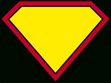 Blank Superman Logos Inside Blank Superman Logo Template Best