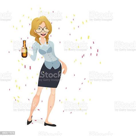 행복함 여자아이 쥠 맥주 2015년에 대한 스톡 벡터 아트 및 기타 이미지 2015년 금발 머리 디자인 Istock
