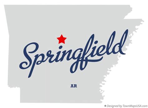 Map Of Springfield Ar Arkansas