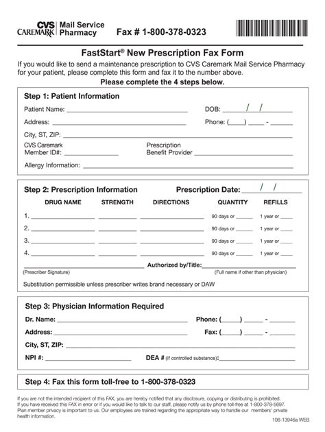 Cvs Caremark Prescription Form Fill Out And Sign Online Dochub