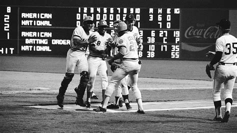 1972 Mlb All Star Game At Atlanta Ga Baseball Award Baseball