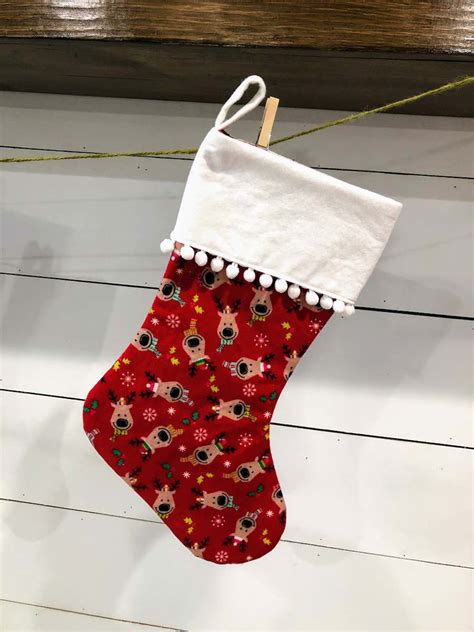 How To Sew A Christmas Stocking With Free Pattern