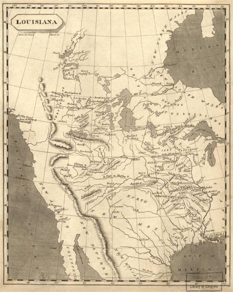 Map Of Louisiana 1804 Ncpedia