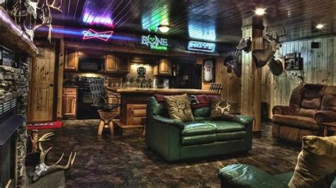 Man Caves In Finished Basements And Elsewhere Man Cave Home Bar