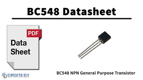 BC548 NPN General Purpose Transistor Datasheet