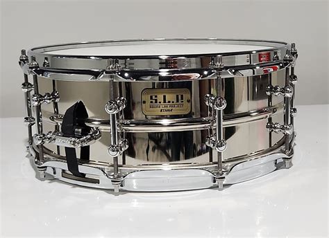 Tama Slp Vintage Steel Snare Drum 55x14 Reverb