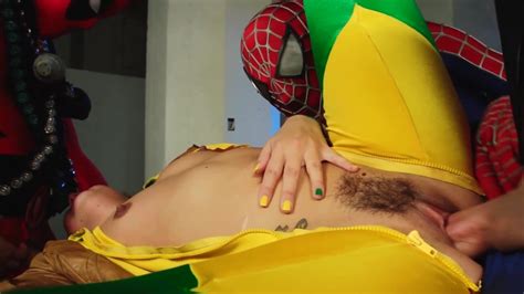 Spider Man And Deadpool Impale Allie Haze On Their Dicks Pornid Xxx