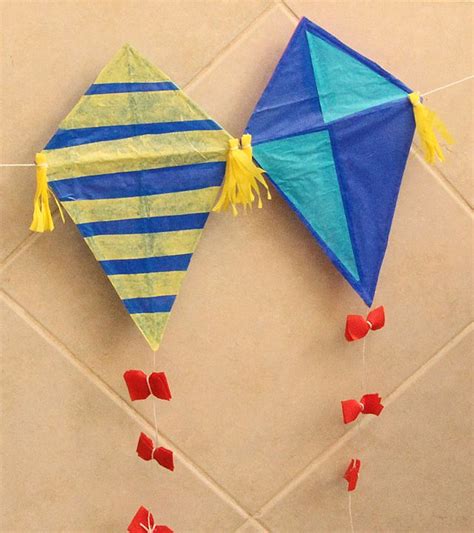 Kids Kite Craft With Drinking Straws Kites Craft Kites For Kids